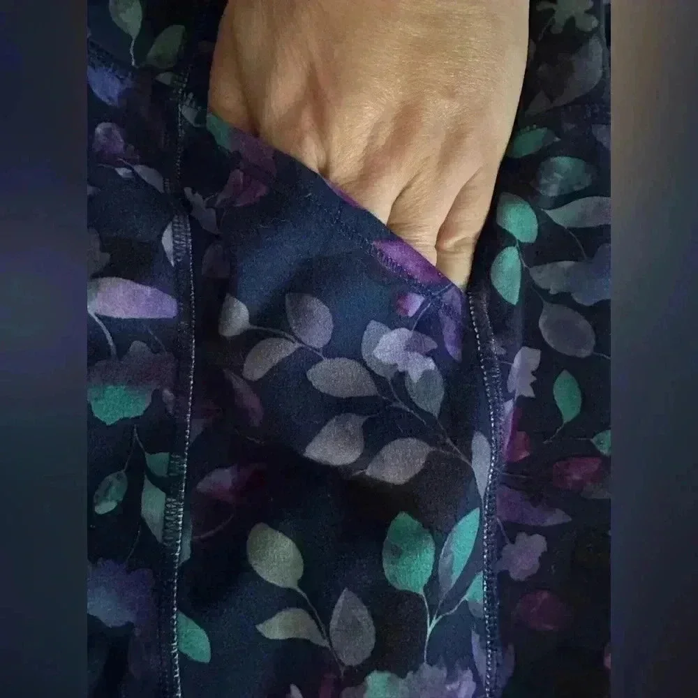 all in motion Girl's Activewear Flower Print Leggings (614) - Picture 8 of 9